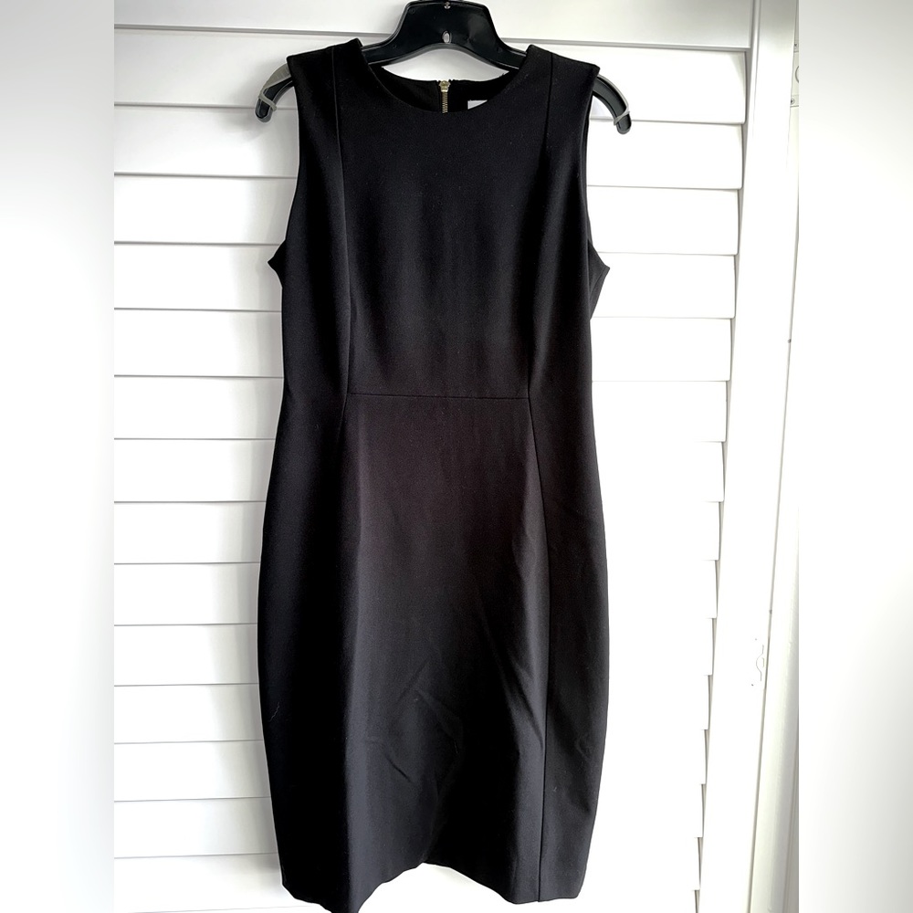 Calvin Klein black sleeveless dress